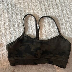 lululemon athletica Black Camo Sports Bra